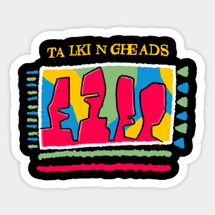 80s talking heads Sticker